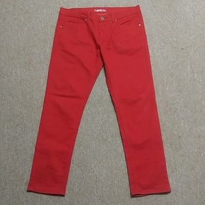 👉Men👈 Red skinny jeans